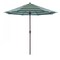 California Umbrella 9' Bronze Aluminum Market Patio Umbrella, Sunbrella Seville Seaside 194061337257 - alternate 1